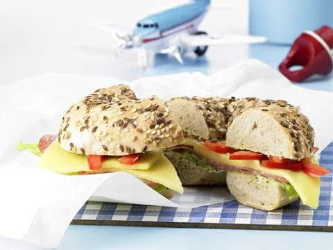 recipe image Salami-Käse-Bagel