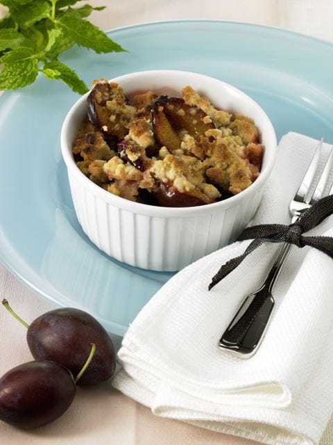 recipe image Pflaumen Crumble