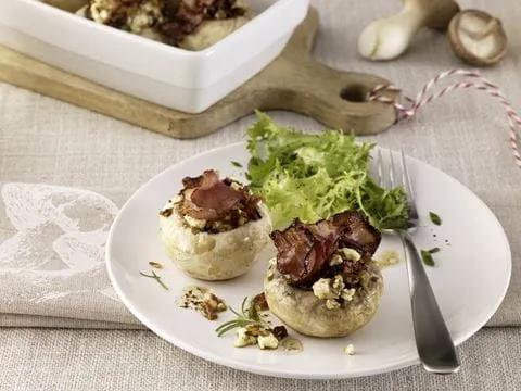 recipe image Gefüllte Champignons