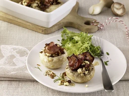 recipe image Gefüllte Champignons