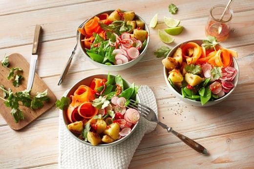 recipe image Frühlingsbowl mit Chilidressing