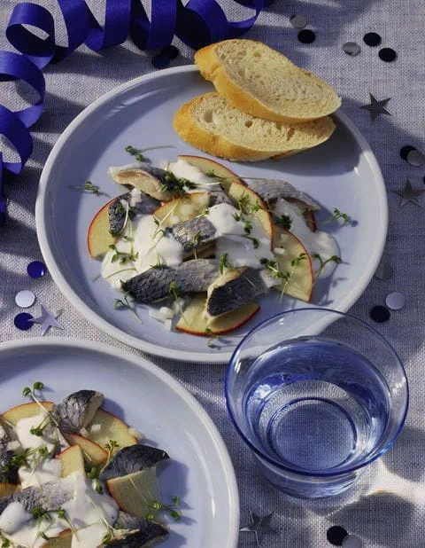 recipe image Bismarckhering in Apfel-Cremefine
