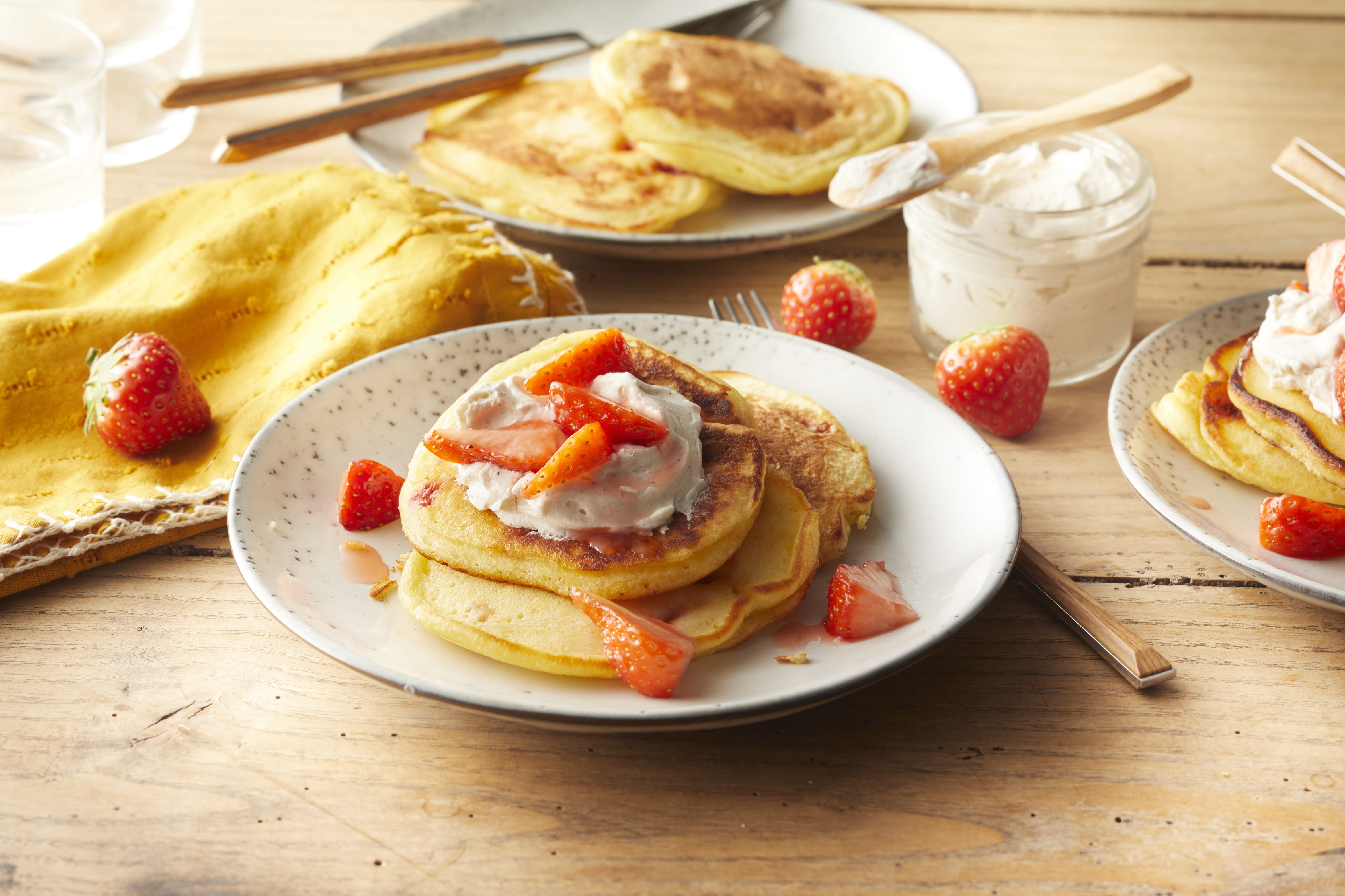 Erdbeer-Pfannkuchen | Rama