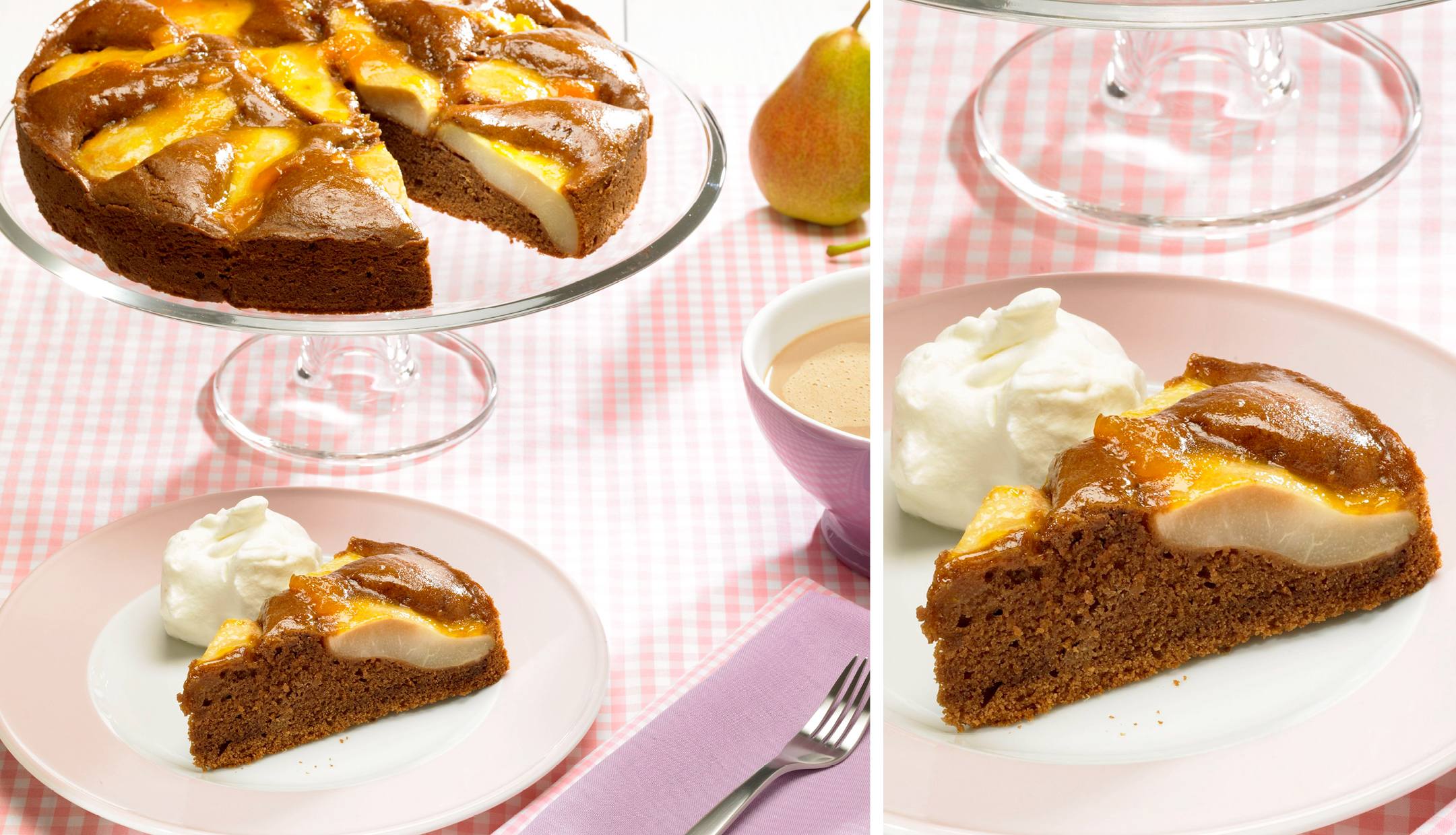 recipe image Schoko-Birnen-Kuchen