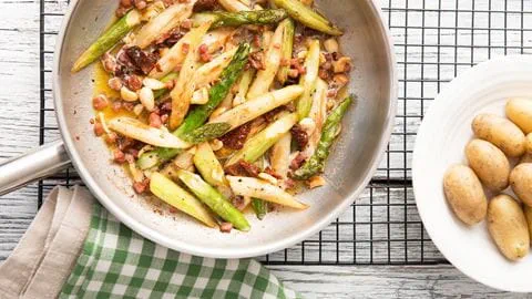 recipe image Gebratener Spargel