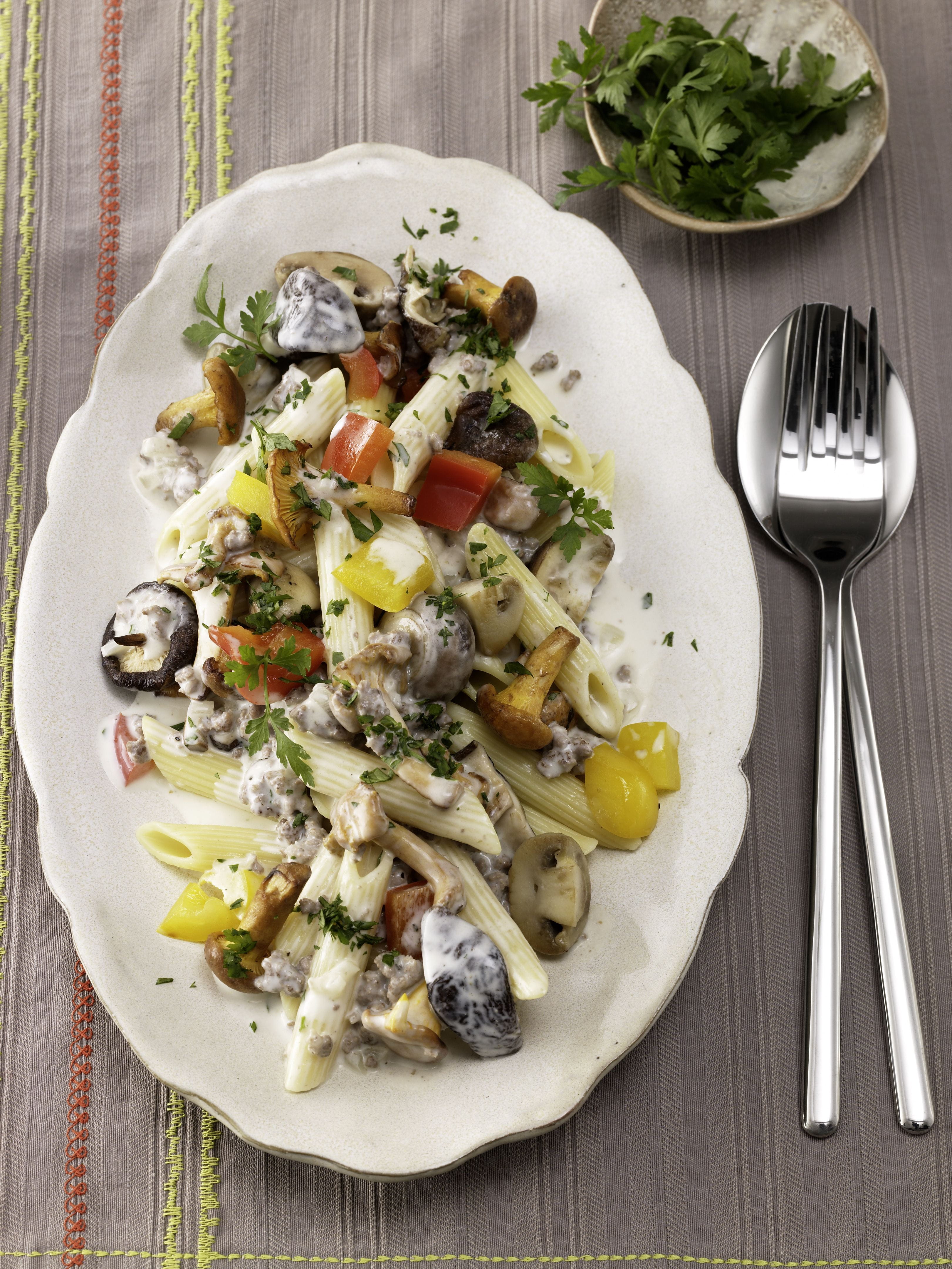 recipe image Pilzpfanne mit Hack