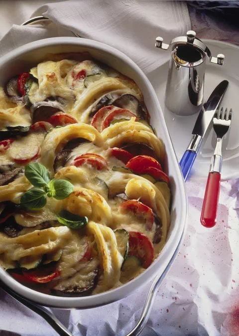 recipe image Makkaroni-Gemüse-Auflauf