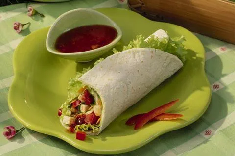 recipe image Wraps mit Putenbrust