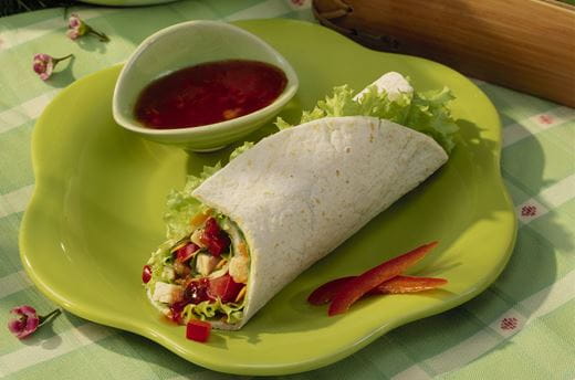 recipe image Wraps mit Putenbrust