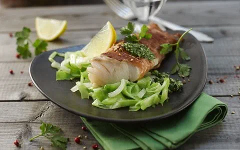 recipe image Seelachs im Parmaschinken-Mantel