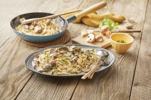 recipe image Nudeln mit Pilzen / Pasta Funghi