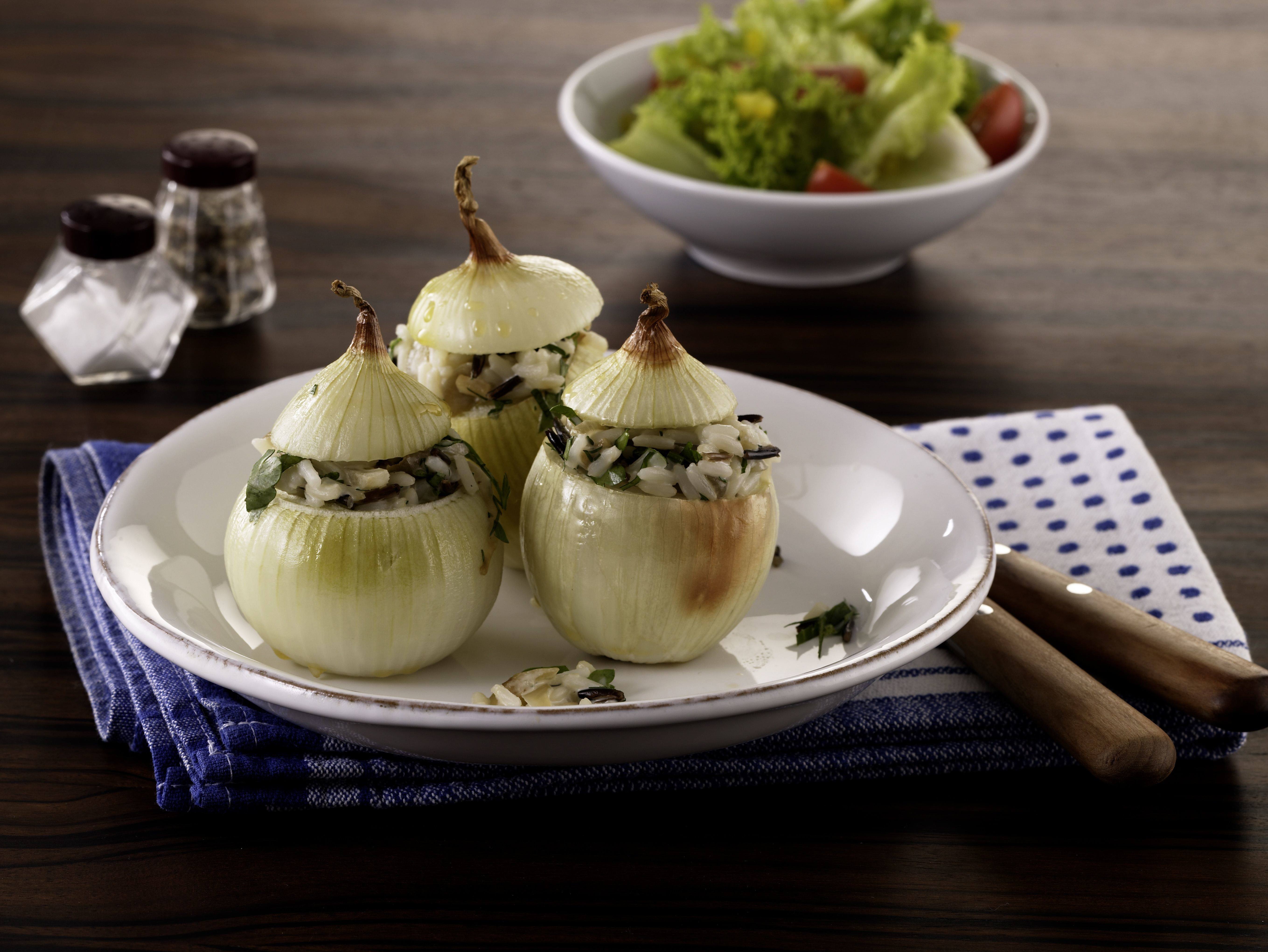 Gefüllte Zwiebeln Gefüllte Zwiebeln