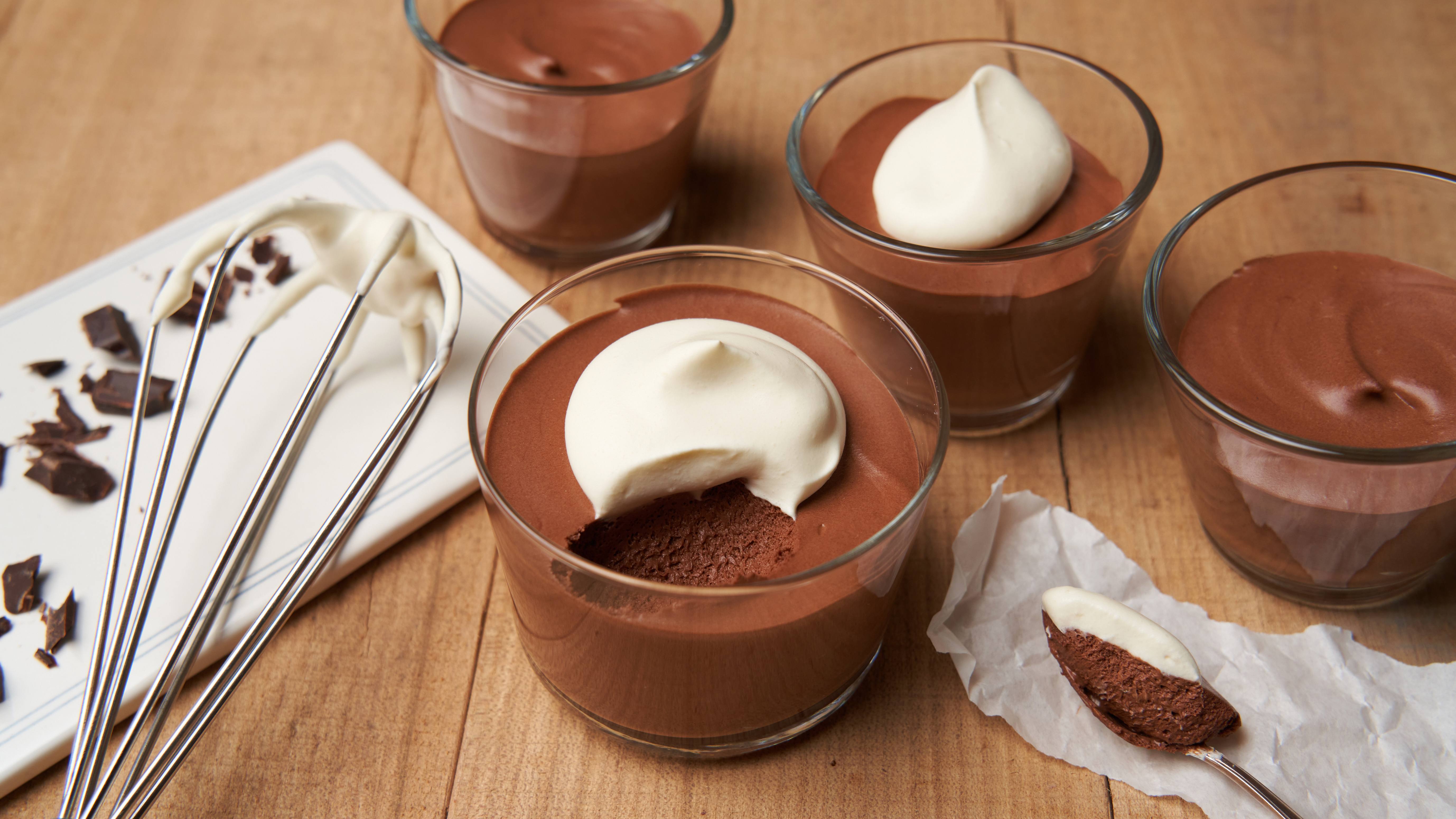 Rund und rund dynamisch Streuen mousse au chocolat im glas ohne ei ...