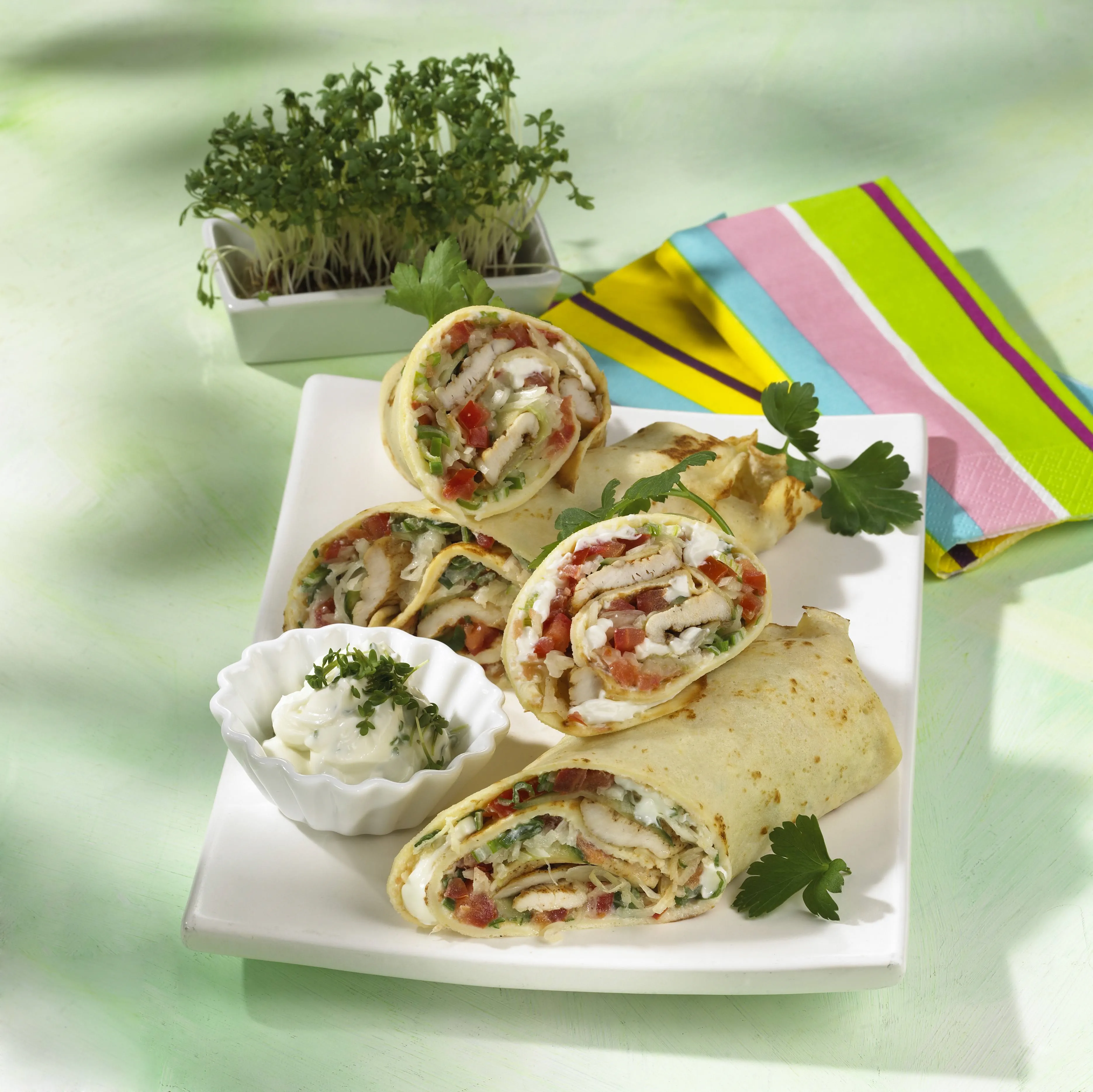 Pfannkuchen-Wrap