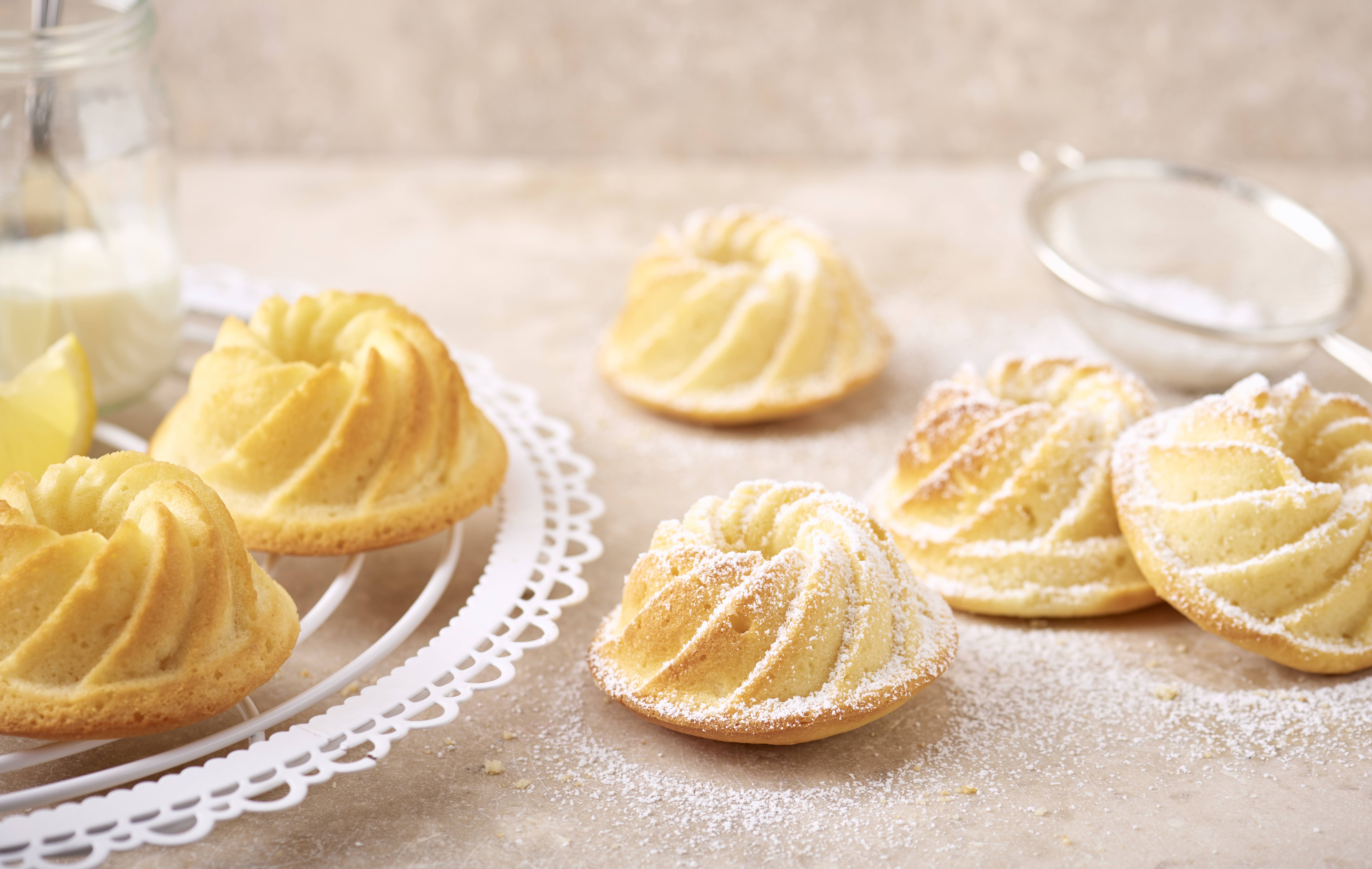 mini gugelhupf mit zitrone