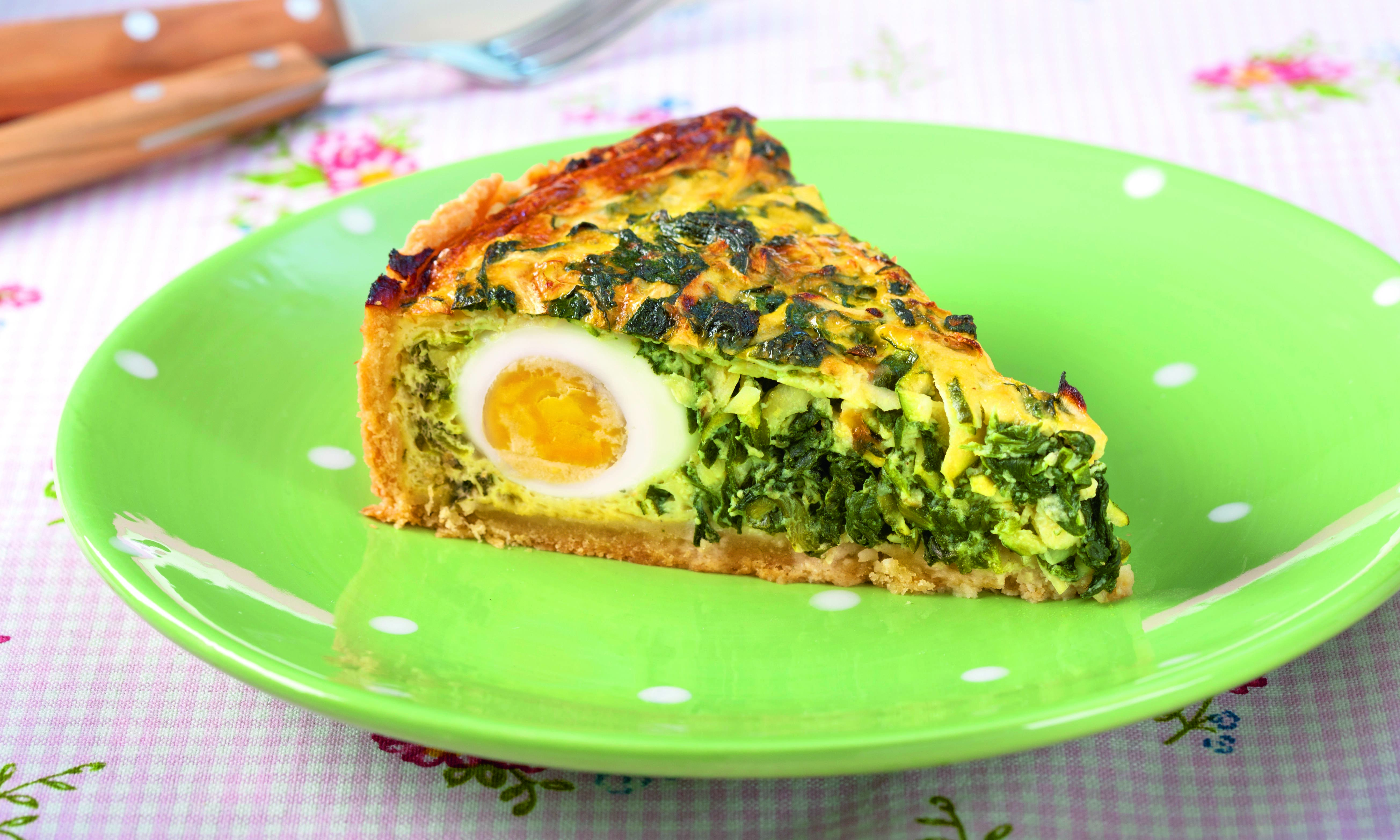recipe image Spinat-Quiche