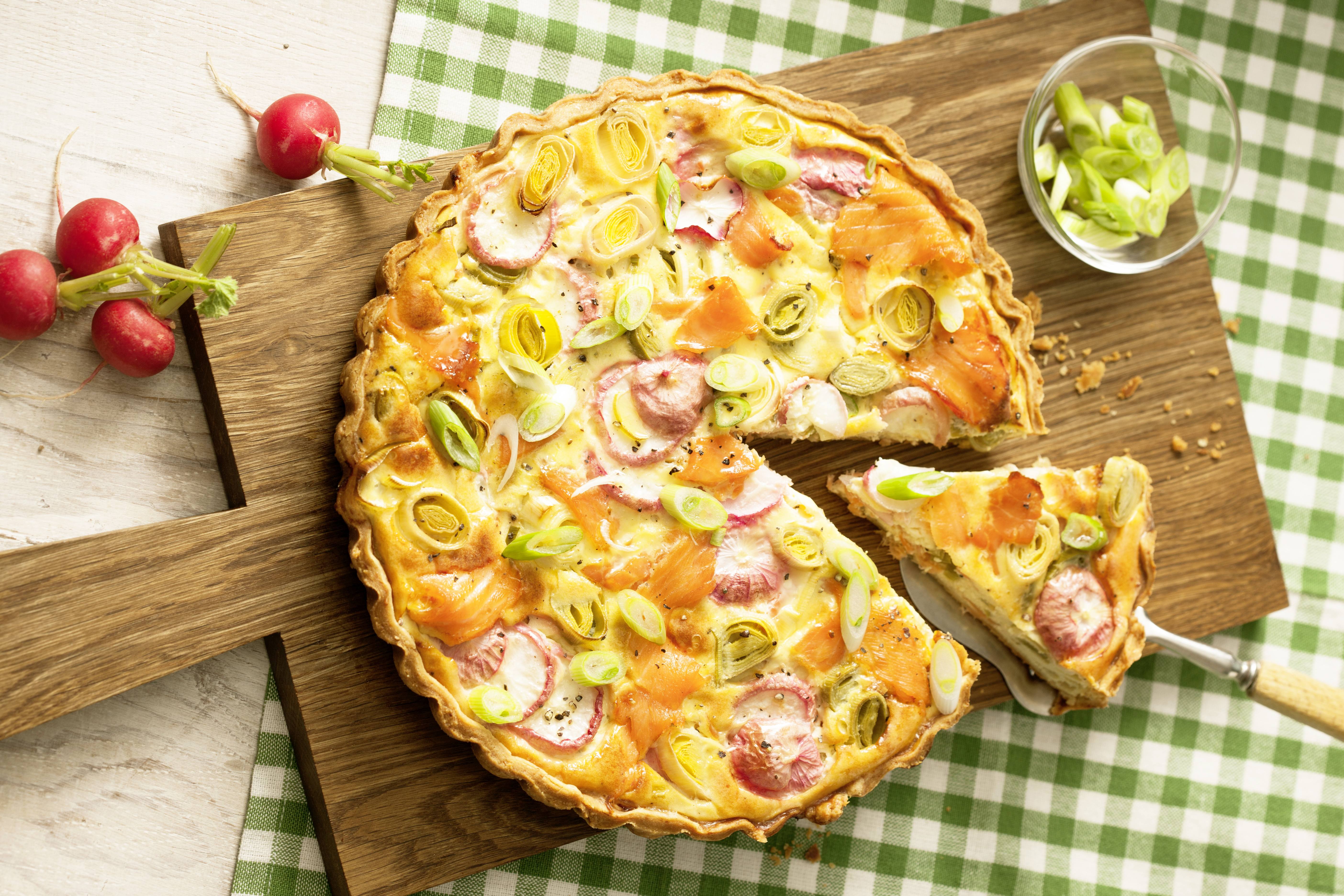 recipe image Lachsquiche