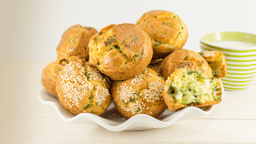 recipe image Medvehagymás pogácsa
