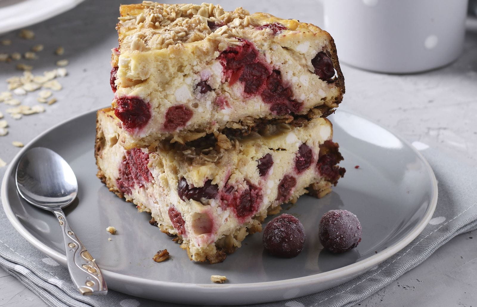 recipe image Erdei gyümölcsös-túrós pite