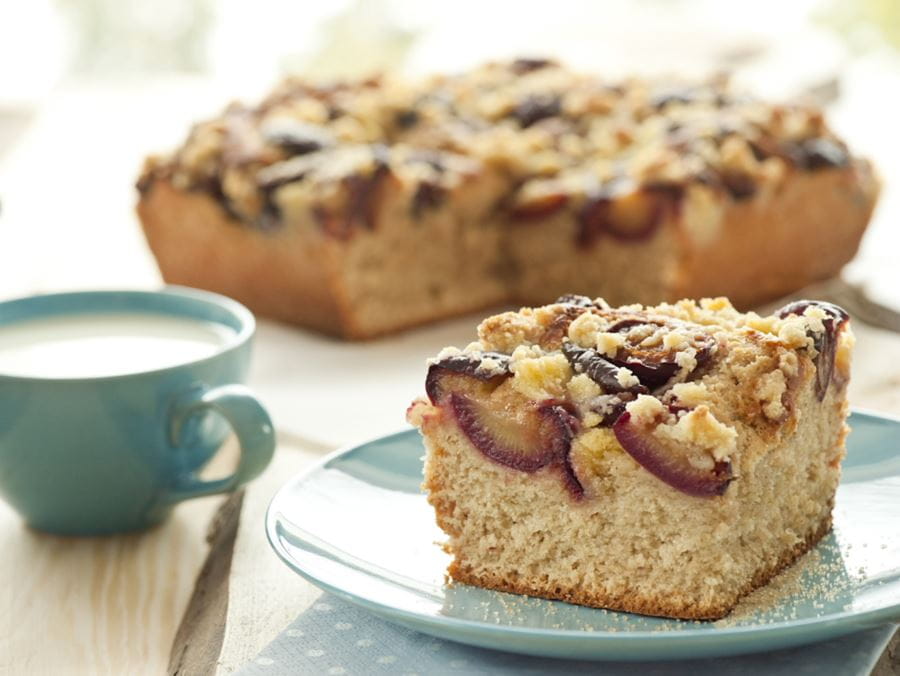 recipe image Tarta cu prune si aluat crocant