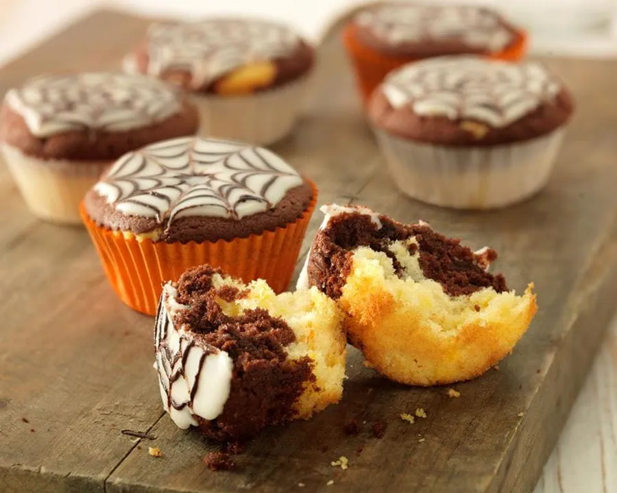 recipe image Briose de Halloween cu dovleac