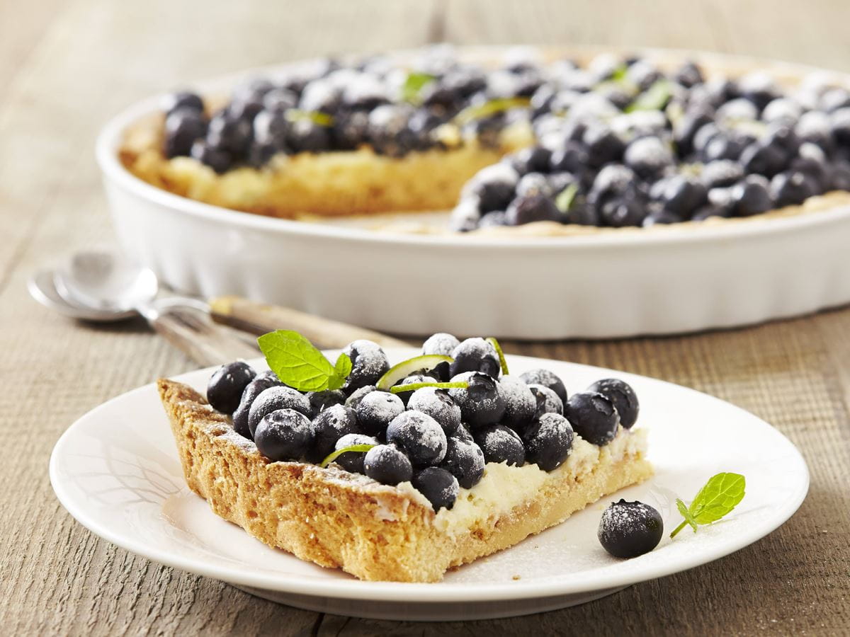 Borovniceva Torta Z Belo Cokolado